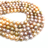 Natural Freshwater Pearl Bead Charm Pink Baroque Near Round Recycled Beads DIY Necklace Bracelet Jewelry Making Accessories