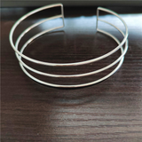Punk Gold Silver Color Choker Necklace for Women Geometric Metal Collar Choker Fashion Statement Necklace