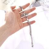 Rhinestone Infinity Bracelet Men's Women's Jewelry 8 Number Pendant Charm  Couple Bracelets For Lover Friend Women Gifts