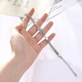 Rhinestone Infinity Bracelet Men's Women's Jewelry 8 Number Pendant Charm  Couple Bracelets For Lover Friend Women Gifts