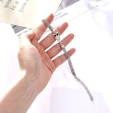 Rhinestone Infinity Bracelet Men's Women's Jewelry 8 Number Pendant Charm  Couple Bracelets For Lover Friend Women Gifts