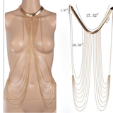 Sexy Chain Necklace Women Necklaces&Pendants Tassel Alloy Punk Long Necklace New Designer Female Fashion Jewelry