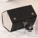 Multifunctional Folding Glasses Storage Box Hallway Multi-Grid Jewelry Gift Box Vintage high-end PU Leather Glasses case