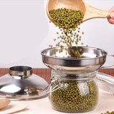 Stainless Steel Funnel Is Suitable For Liquid Kitchen Multifunctional Tool Thickening Wide Mouth Narrow Mouth Practical