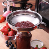 Stainless Steel Funnel Is Suitable For Liquid Kitchen Multifunctional Tool Thickening Wide Mouth Narrow Mouth Practical