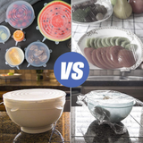 6 PCS Reusable Silicone Food Cover Stretch Lids Elastic Bowl Microwave Cover Kitchen Wrap Fresh Keeping Silicone Caps