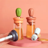 Kitchen Set Oil Dispenser Barbecue Glass Mixing Condiment Bottle Vinegar Soy Sauce Spray Oiler Seasoning Condiment Bottle