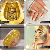 3g Imitation Gold Sliver Copper Foil Sequins Glitter Craft Leaf Flake Sheet Shiny Foil Paper For Gilding DIY Nail Art Decoration