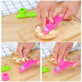 Garlic Crusher Press Ginger Garlic Grinding Grater Cutter Manual Garlic Mincer Chopping Peeler Garlic Tool Kitchen Accessories