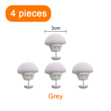 4PCS BedSheet Quilt Clip One Key To Unlock Blankets Cover Fastener Clip Holder BedSheet Mushroom Shape Macaron Non-Slip Fitted