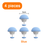 4PCS BedSheet Quilt Clip One Key To Unlock Blankets Cover Fastener Clip Holder BedSheet Mushroom Shape Macaron Non-Slip Fitted