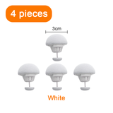 4PCS BedSheet Quilt Clip One Key To Unlock Blankets Cover Fastener Clip Holder BedSheet Mushroom Shape Macaron Non-Slip Fitted