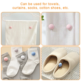 4PCS BedSheet Quilt Clip One Key To Unlock Blankets Cover Fastener Clip Holder BedSheet Mushroom Shape Macaron Non-Slip Fitted