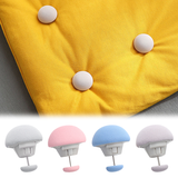 4PCS BedSheet Quilt Clip One Key To Unlock Blankets Cover Fastener Clip Holder BedSheet Mushroom Shape Macaron Non-Slip Fitted
