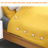 4PCS BedSheet Quilt Clip One Key To Unlock Blankets Cover Fastener Clip Holder BedSheet Mushroom Shape Macaron Non-Slip Fitted