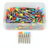 Universal 100pcs New Color Nylon Latch Flat Polishing Polisher Dental Brush For Sale