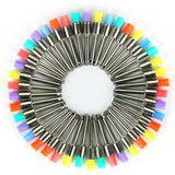 Universal 100pcs New Color Nylon Latch Flat Polishing Polisher Dental Brush For Sale