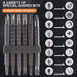 12 in 1 Cross Multi-Function Telescopic Bit Mini Screwdriver Ratchet Dual-Purpose Screwdriver Repair Hand Tool Household