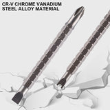 12 in 1 Cross Multi-Function Telescopic Bit Mini Screwdriver Ratchet Dual-Purpose Screwdriver Repair Hand Tool Household