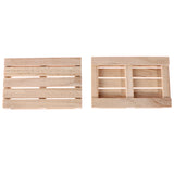 1pcs Mini Wooden Pallet Beverage Coasters For Hot And Cold Drinks Insulation Pad Cup Coaster Pot Mat