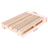 1pcs Mini Wooden Pallet Beverage Coasters For Hot And Cold Drinks Insulation Pad Cup Coaster Pot Mat