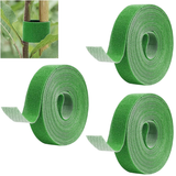 3Pcs 2m Plant Ties Nylon Plant Bandage Velcro Tie Home Garden Plant Shape Tape Hook Loop Bamboo Cane Wrap Support Accessories