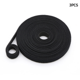 3Pcs 2m Plant Ties Nylon Plant Bandage Velcro Tie Home Garden Plant Shape Tape Hook Loop Bamboo Cane Wrap Support Accessories