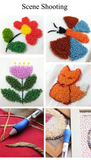 Magic Needle for Embroidery Carpet Knit Punch Needle Kit Needlework Stitching Set Embroidery Knitting Needles Pen Sewing Tools