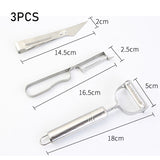 Stainless Steel Multifunctional Vegetable Peeler And Grater Potato Carrot Onion Shredder Fruit Home Kitchen Bar Tools