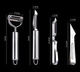 Stainless Steel Multifunctional Vegetable Peeler And Grater Potato Carrot Onion Shredder Fruit Home Kitchen Bar Tools