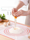 Thick Silicone Dough Pad Mat Kneading Non-Stick Scale Kitchen Bake Tool Cake Board Large Soft High Temperature Rolling Dough Pad
