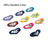 10Pcs Pet Hairpin Puppy Mini Dog Bone Hair Clips Pet Hair Grooming Clips Dog Hair Accessories Random color