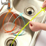 1PC Kitchen Bathroom Sink Pipe Drain Cleaner Pipeline Hair Cleaning Removal Shower Toilet Sewer Anti-blocking Cleaning Tools