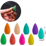 50pcs Mixed Burner Incense 28x15mm Backflow Incense Buddha Rose Mint Natural Sandalwood Tea Cone Incense for Burner Anti-odour