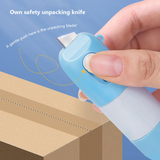 1pc Thermal Paper Correction Fluid with Unboxing Knife Durable Thermal Paper Data Identity Protection Fluid Thermal Paper Eraser