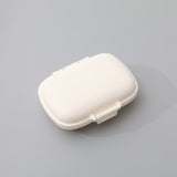 8 grids organizer container for tablets travel pill box with Seal ring Small box for tablets Wheat straw container for medicines