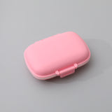 8 grids organizer container for tablets travel pill box with Seal ring Small box for tablets Wheat straw container for medicines