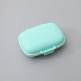 8 grids organizer container for tablets travel pill box with Seal ring Small box for tablets Wheat straw container for medicines