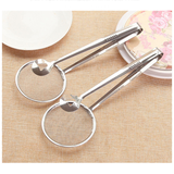 Kitchen gadgets Stainless steel fried food fishing oil scoop kitchen colander strainer drain oilfolder for Kitchen accessorie