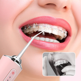 1400rpm 3 Modes Electric Oral Irrigator USB Chargeable Waterproof Dental Water Flosser 200ml Water Tank Teeth Cleaner