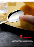 Long Handled 304 Stainless Steel Coffee Spoon Ice Cream Dessert Tea Stirring Spoon For Picnic Kitchen Accessories Bar Tools