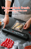 220V/110V Vacuum Sealer Packaging Machine with Free 10pcs Vacuum bags Household Black Food Vacuum Sealer