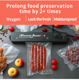 220V/110V Vacuum Sealer Packaging Machine with Free 10pcs Vacuum bags Household Black Food Vacuum Sealer