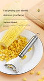 Stainless Steel Corn Stripper Corns Threshing Corn Thresher Stripper Peeler Corn Kerneler Peeler Fruit Vegetable Kitchen Gadgets