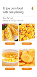 Stainless Steel Corn Stripper Corns Threshing Corn Thresher Stripper Peeler Corn Kerneler Peeler Fruit Vegetable Kitchen Gadgets