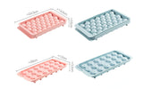 Colorful Round Ice Mould Ice Cube Tray Cube Maker PP Plastic Mold Forms Food Grade Mold Kitchen Gadgets DIY Ice Cream Mould