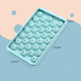 Colorful Round Ice Mould Ice Cube Tray Cube Maker PP Plastic Mold Forms Food Grade Mold Kitchen Gadgets DIY Ice Cream Mould