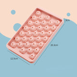 Colorful Round Ice Mould Ice Cube Tray Cube Maker PP Plastic Mold Forms Food Grade Mold Kitchen Gadgets DIY Ice Cream Mould