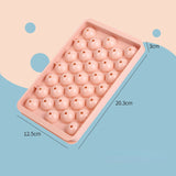 Colorful Round Ice Mould Ice Cube Tray Cube Maker PP Plastic Mold Forms Food Grade Mold Kitchen Gadgets DIY Ice Cream Mould