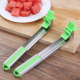 Watermelon Cutter Stainless Steel Windmill Design Cut Watermelon Kitchen Gadgets Salad Fruit Slicer Cutter Tool